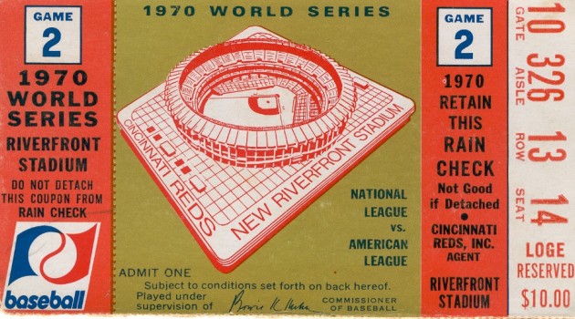 1970 - Reds v. Orioles: