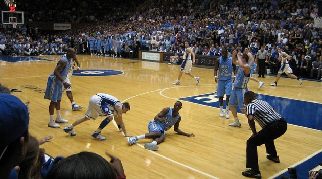 Duke vs. North Carolina Basketball Game at Cameron Indoor Stadium