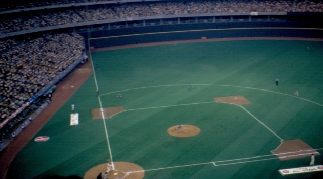 1970 MLB All Star Game -- Johnny Bench swings