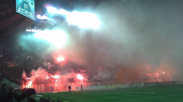 Panathinaikos vs. Olympiakos Soccer Match