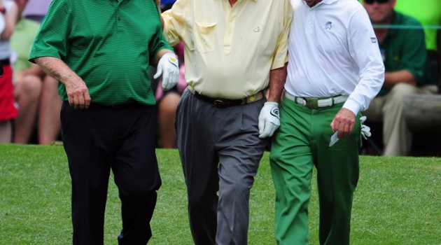 Masters 2012 -- Three Guys Making the Walk