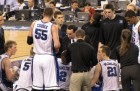 Coach K and the Duke Bench