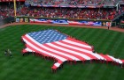 American Flag at Opening Day